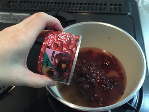 小豆　缶詰　簡単　レシピ　ぜんざい