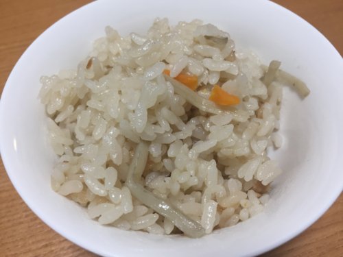 業務スーパー　冷凍野菜　ごぼうにんじんミックス　活用　アレンジレシピ　炊き込みご飯