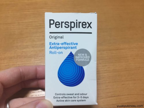 Perspirex パースピレックス　デトランスα　制汗剤　脇汗　改善　インナー　パッド　効果